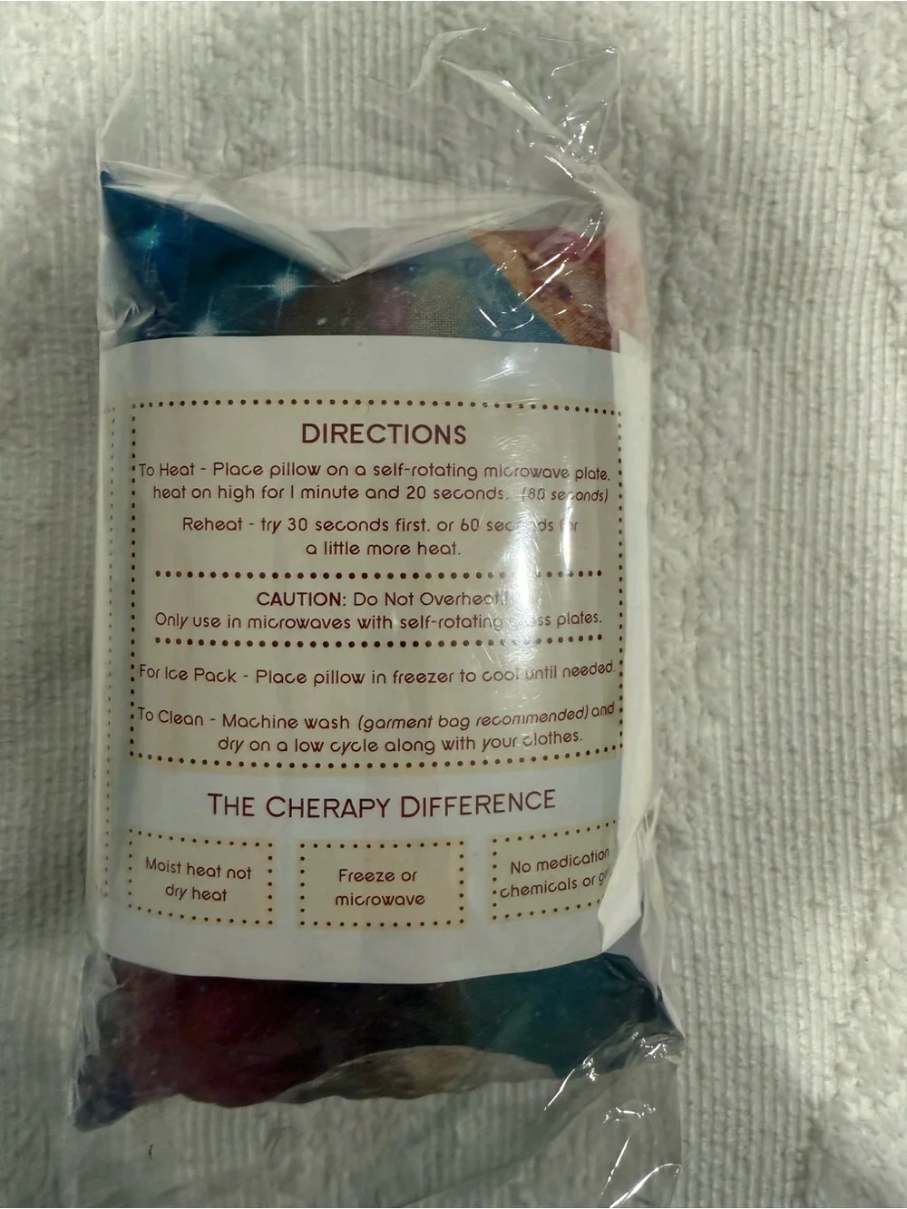 Cherapy Therapeutic Heat Pillow - Multicolor